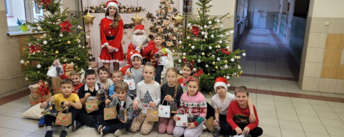 Święty Mikołaj odwiedził dziś naszą szkołę!