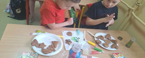 Świąteczne przygotowania w klasie pierwszej