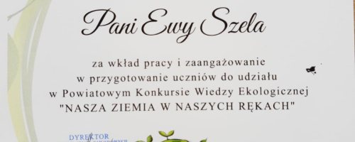 II etap Powiatowego Konkursu Wiedzy Ekologicznej 