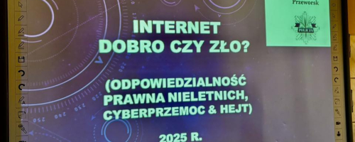 Spotkanie uczniów z policjantem Komendy Powiatowej w Przeworsku